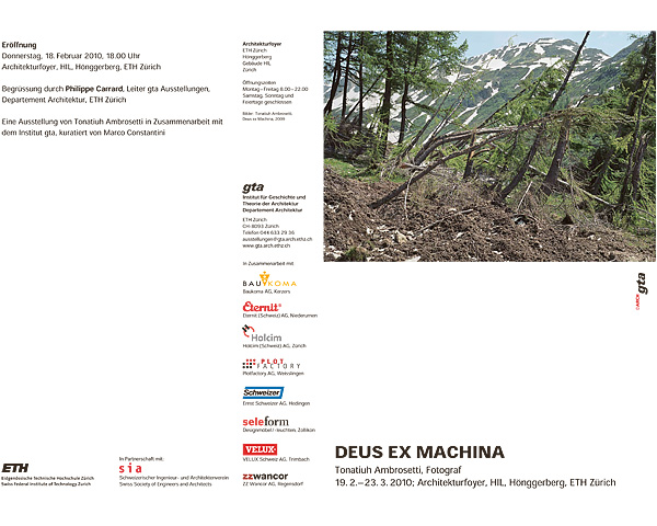 [TONATIUH | DEUS EX MACHINA à Zurich]